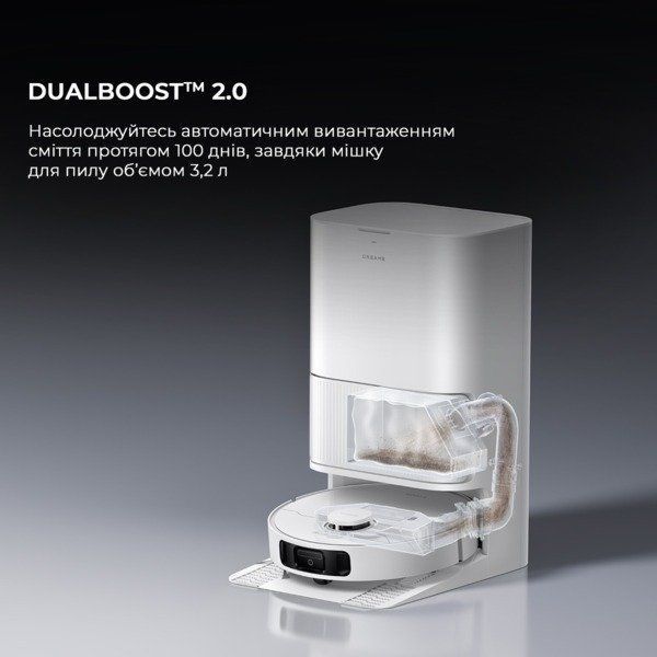 Робот-пилосос Dreame Bot D20 Ultra (RLD31SE) 1437110 фото