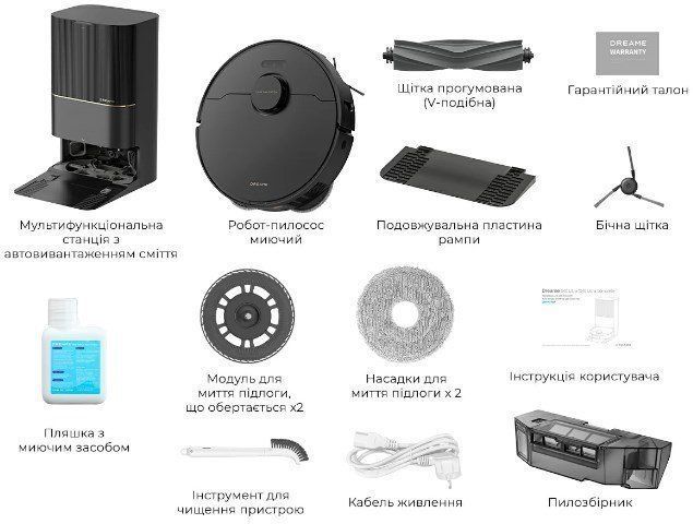 Робот-пилосос Dreame Bot X40 Ultra Black (RLX63CE-Bl) 1381732 фото