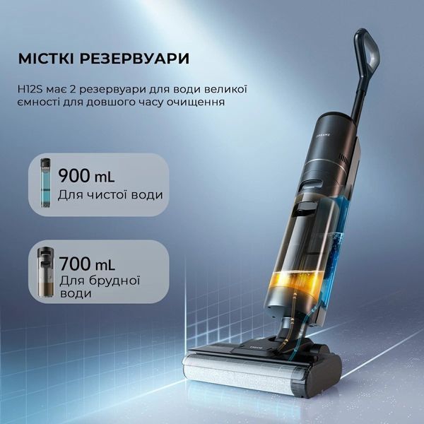 Ручний вертикальний миючий пилосос Dreame H12S (HHR30B) 1441382 фото